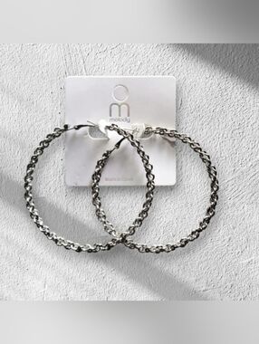 Twisted Hoop Earrings By Melody